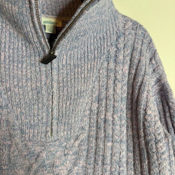 Sundance Sycamore quarter zip cable knit sweater - Picture 3 of 3